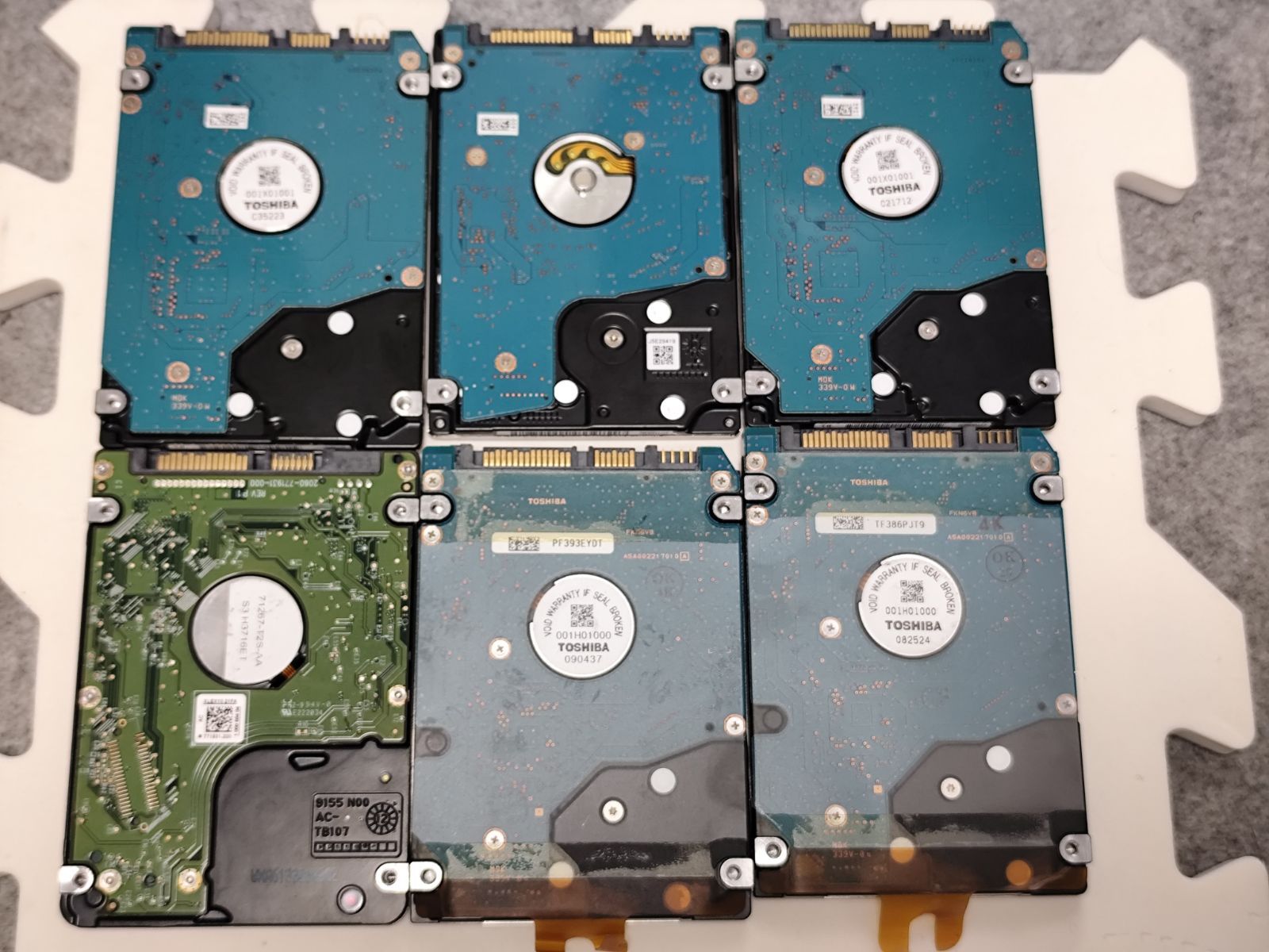 【ジャンク】750GB 2.5インチ SATA HDD 88台セット 中古HDD 2.5 SATA 6個セット 80GB-750GB ジャンク - メルカリ