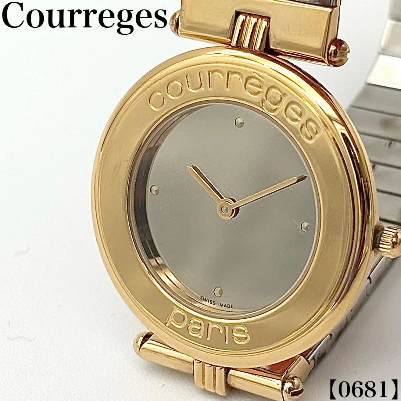稼働品 Working item クレージュ Courreges 腕時計 レディース Ladies