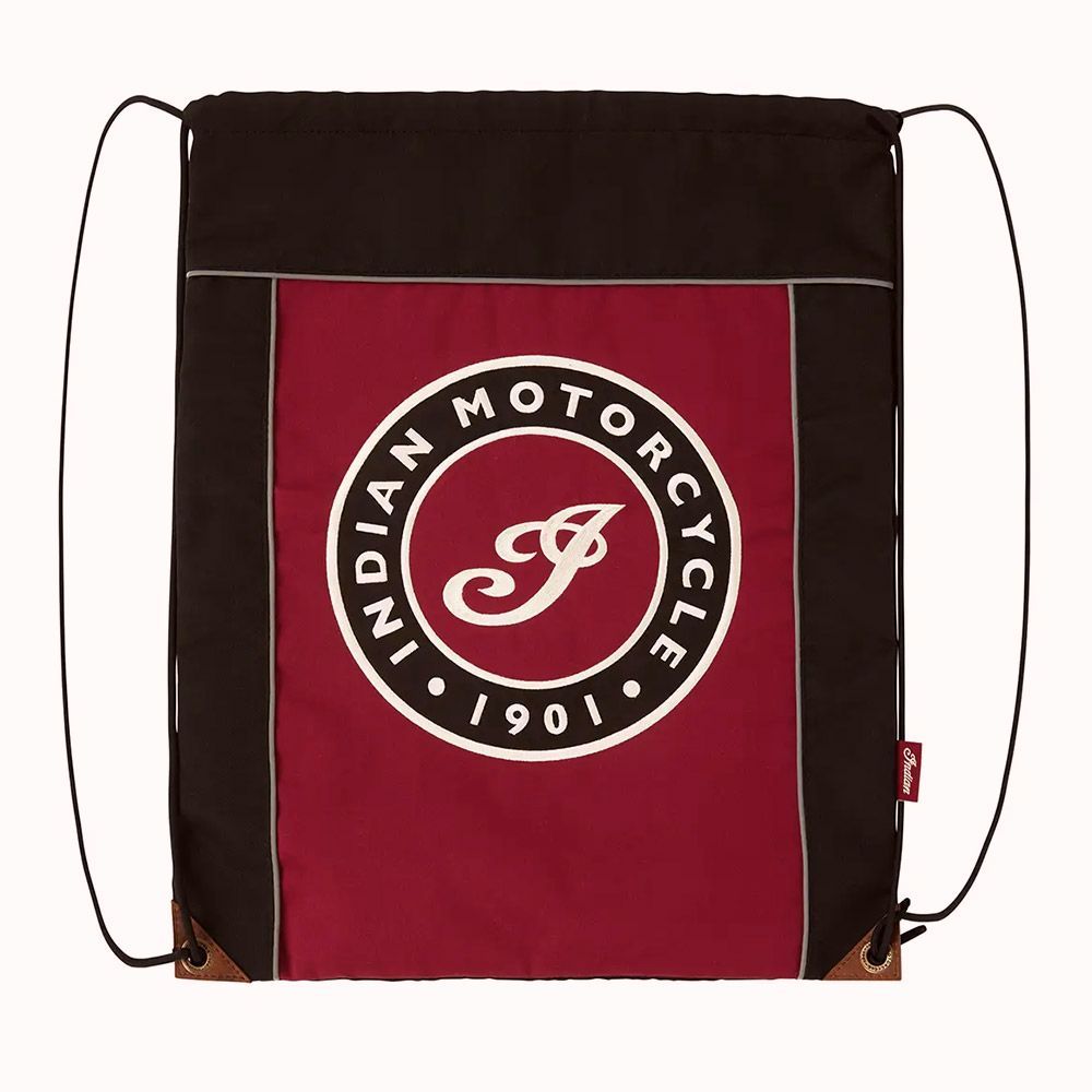 新品 インディアン モーターサイクル ナップサック ドローストリング 