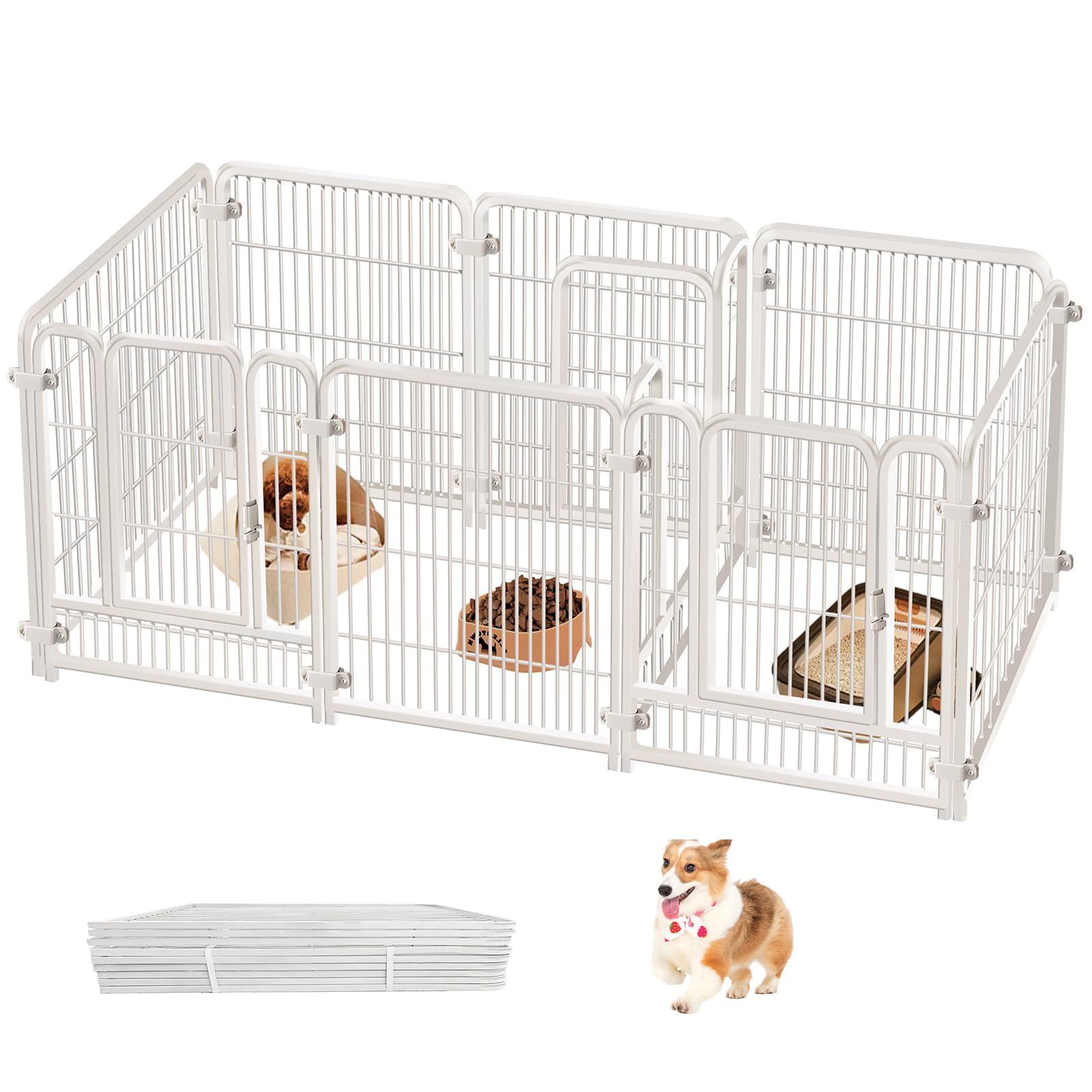 Areden ペットサークル ペットフェンス 70x100cm（10枚） 【公式通販】