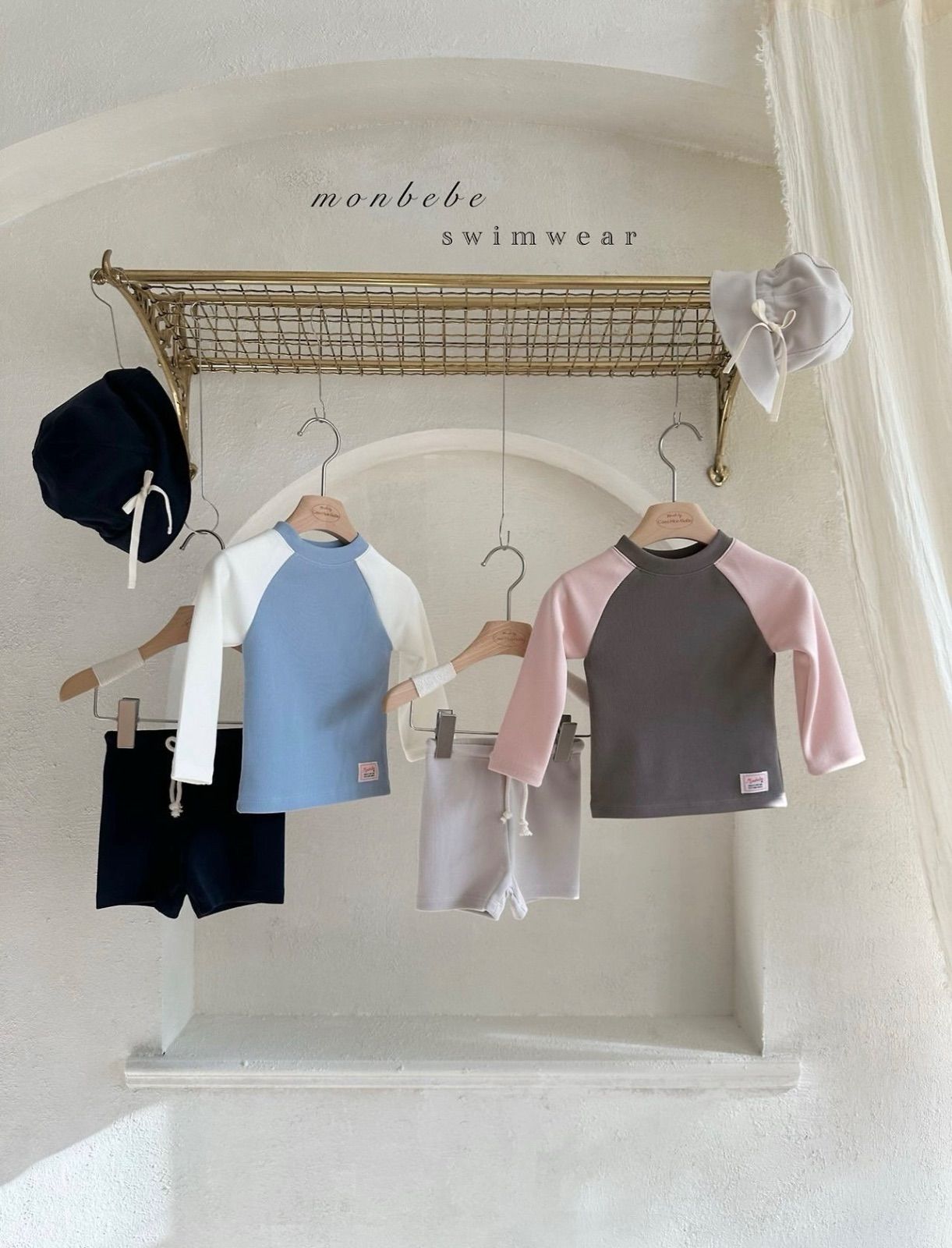 【予約】monbebe マルチバーム セットアップ水着