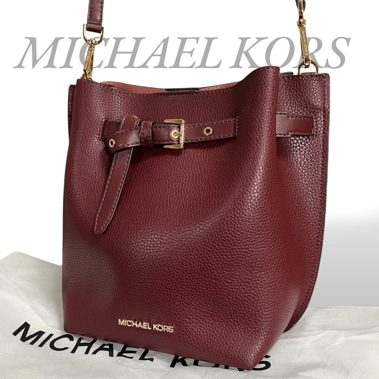 MY0628】MICHAEL KORS マイケルコース EMILIA エミリア バケット 