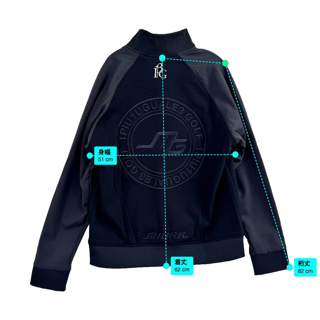 1PIU1UGUALE3 三浦技研 トラックジャケット 新品 1PIU1UGUALE3 GOLF × miura三浦技研 × 三浦技研 TRACK JACKET