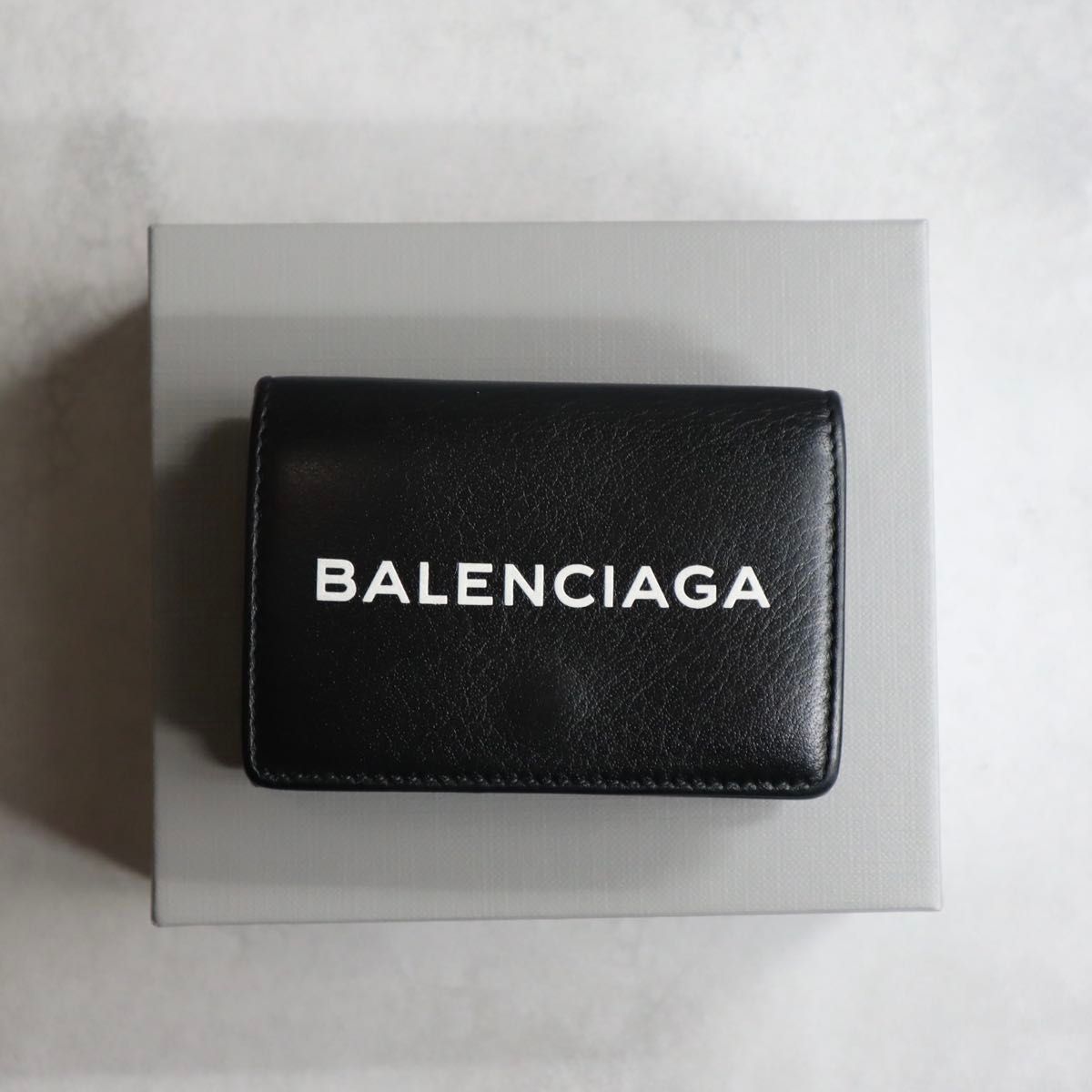 バレンシアガ エブリデイ ミニ ウォレット 516402 3つ折り財布 ユニセックス 送料無料 【中古】 BALENCIAGA】バレンシアガ『エブリデイ ミニ ウォレット』516402 ユニ