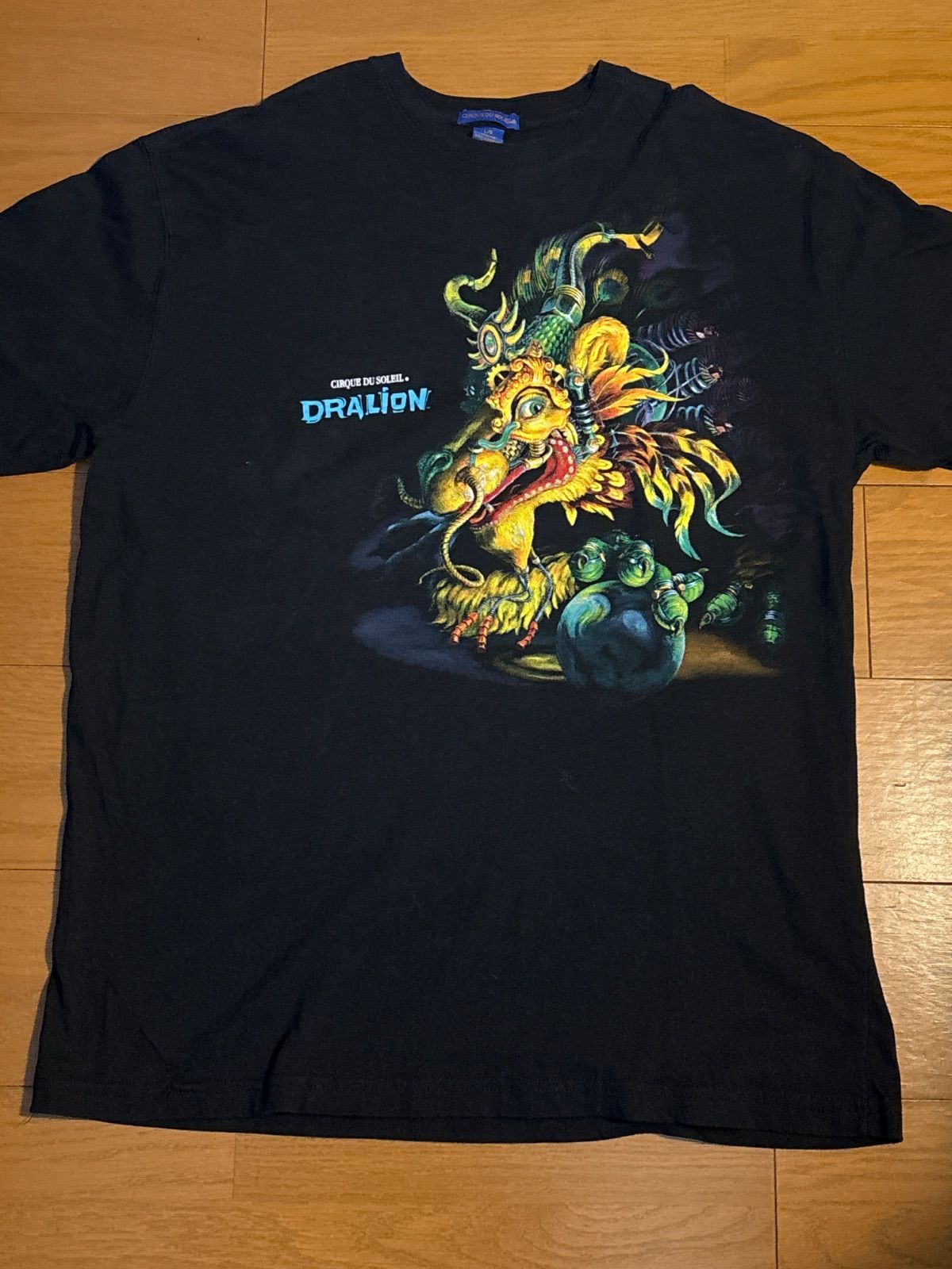 シルク・ドゥ・ソレイユ（Cirque du Soleil）「DRALION」　ビンテージ　ヴィンテージtシャツ　XL 演劇　舞台　劇団四季　ライオンキング　cats