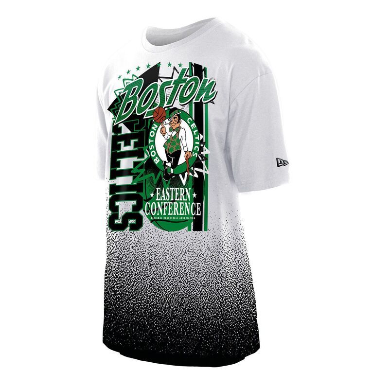 ニューエラ メンズ トップス Tシャツ Mens New Era White Boston Celtics Injection Sport Classics TShirt Cel White ホワイト