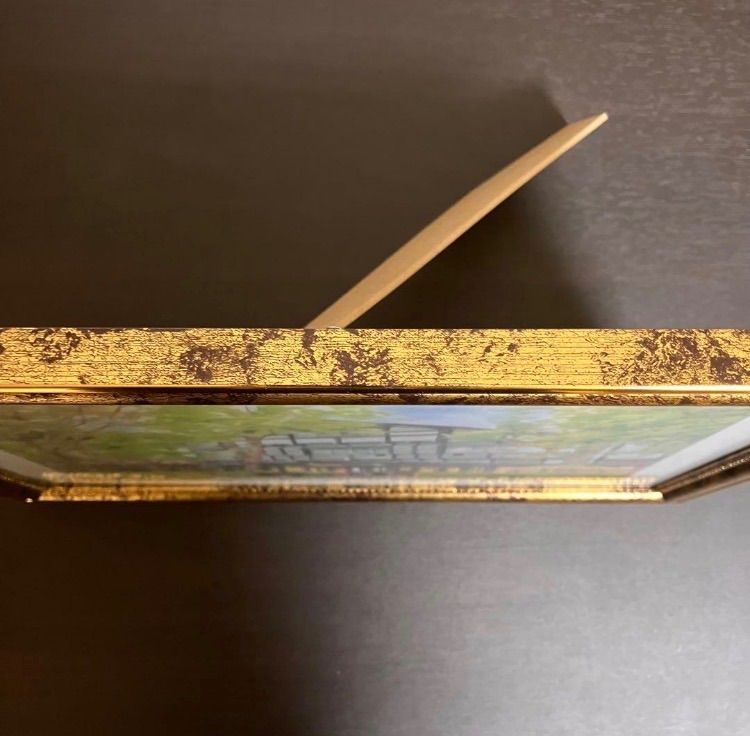 ジブリアート107 風立ちぬより「万平ホテル」額装品 額縁寸法45㎝×33
