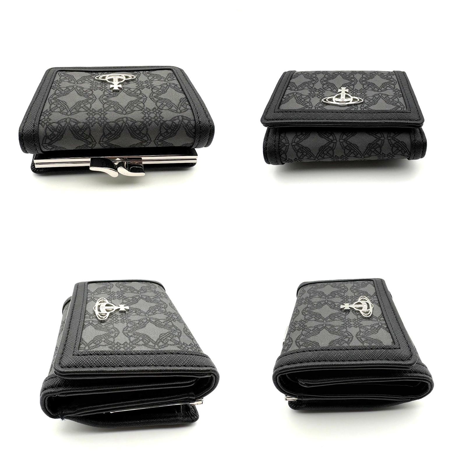 箱付／美品 】Vivienne Westwood コンパクト三つ折り財布 がま口 RE 