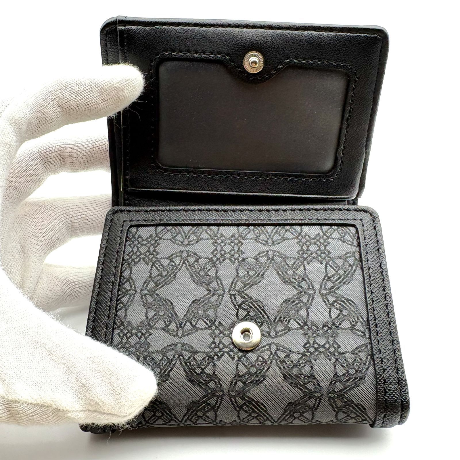 箱付／美品 】Vivienne Westwood コンパクト三つ折り財布 がま口 RE 