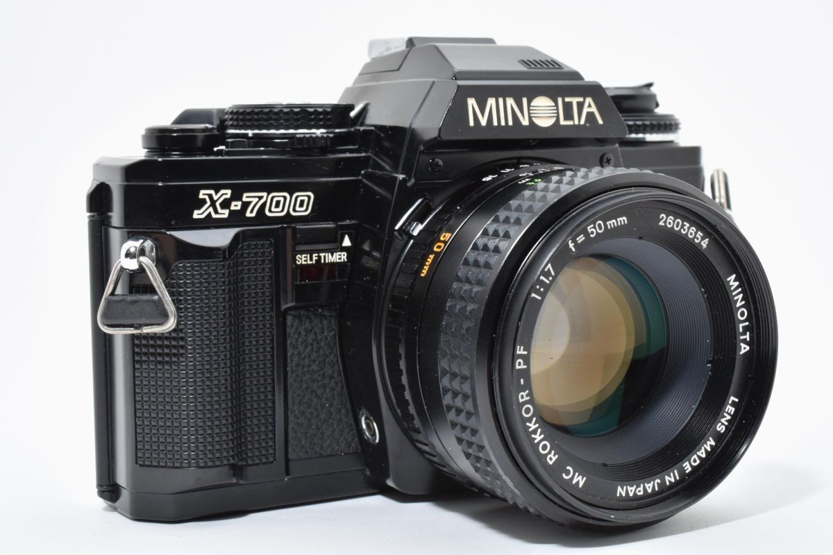 美品】MINOLTA X-700 MC ROKKOR-PF 50mm/F1.7 【公式通販】