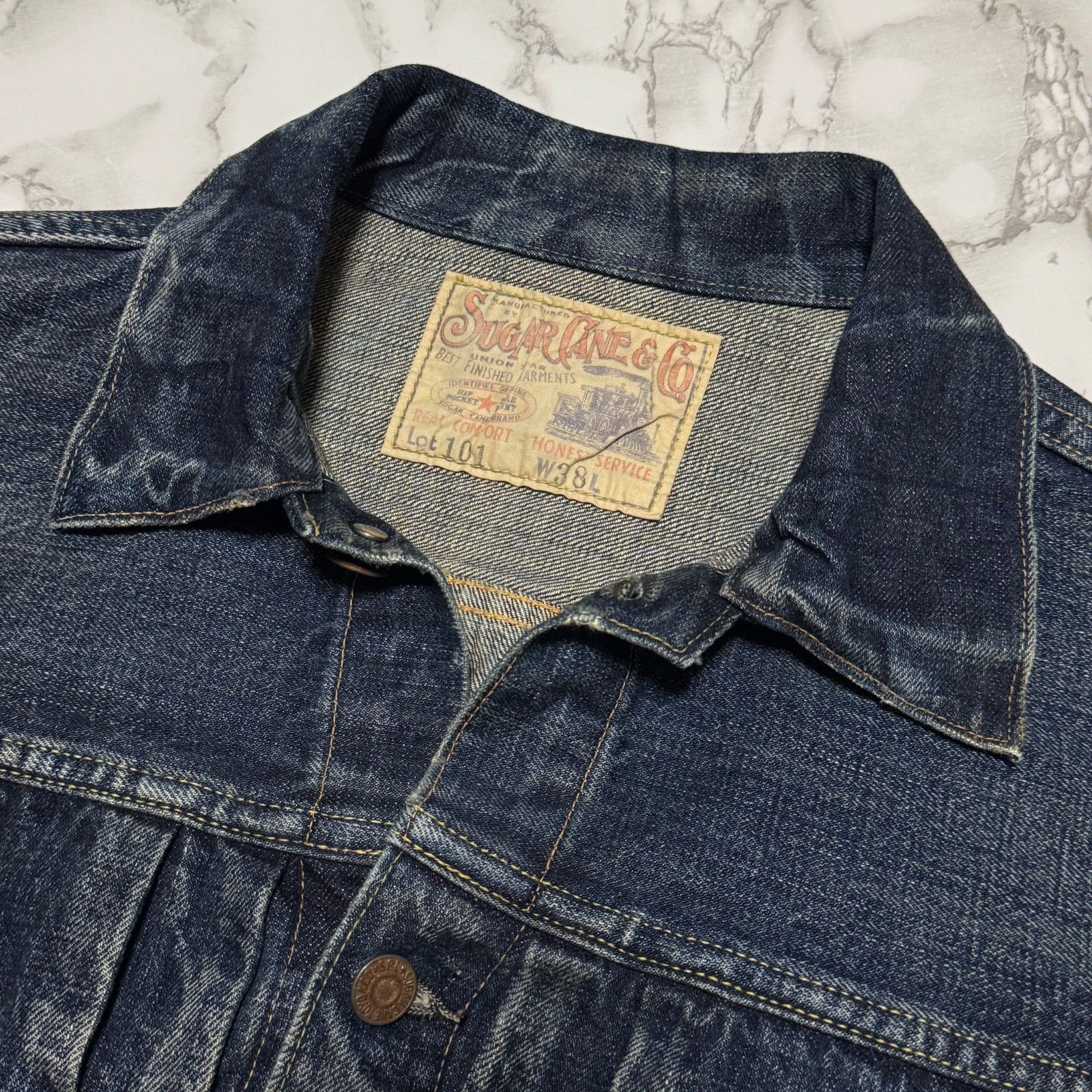 希少【sugar cane シュガーケーン 【商品名】lot.101 SC12101H /FIBER 