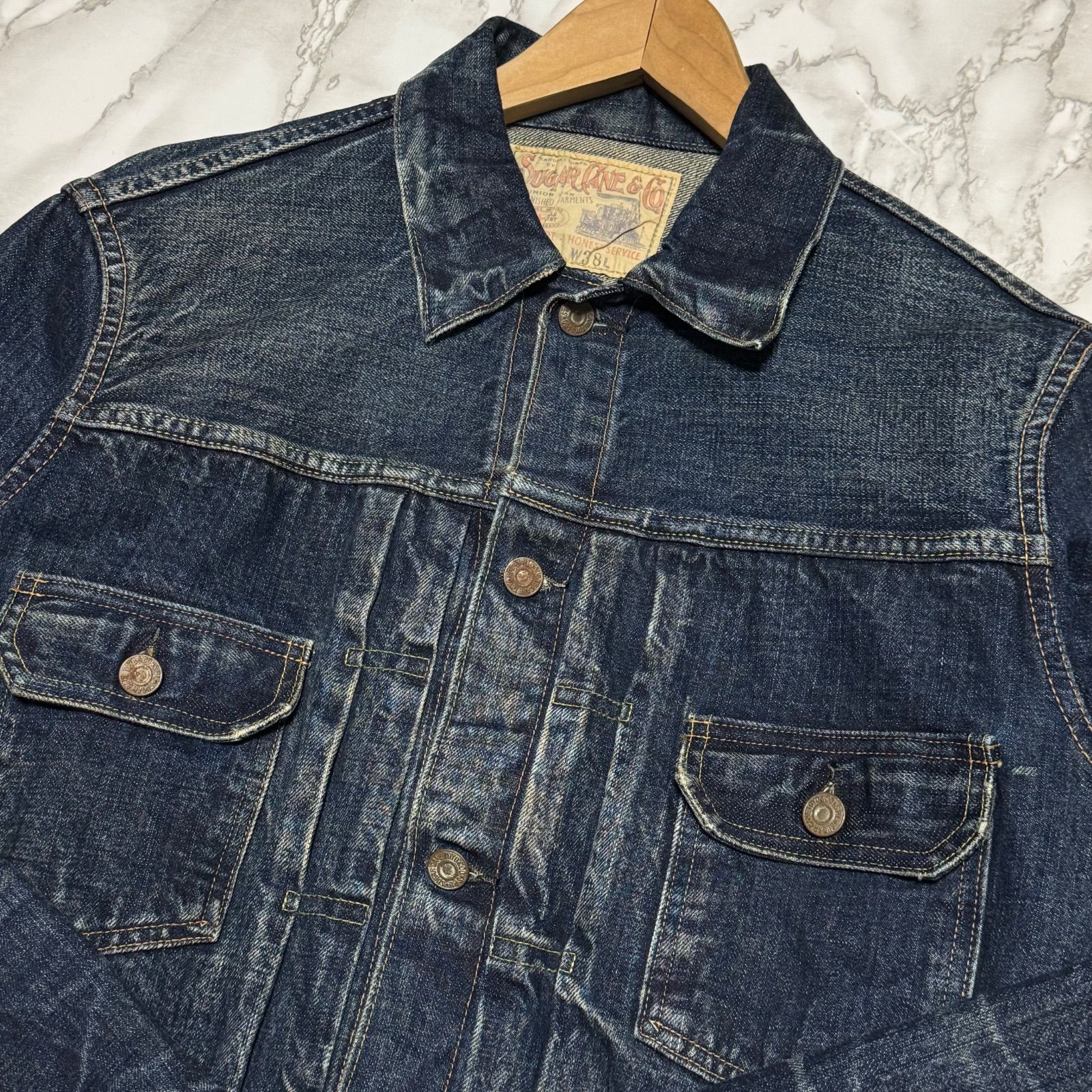 希少【sugar cane シュガーケーン 【商品名】lot.101 SC12101H /FIBER 