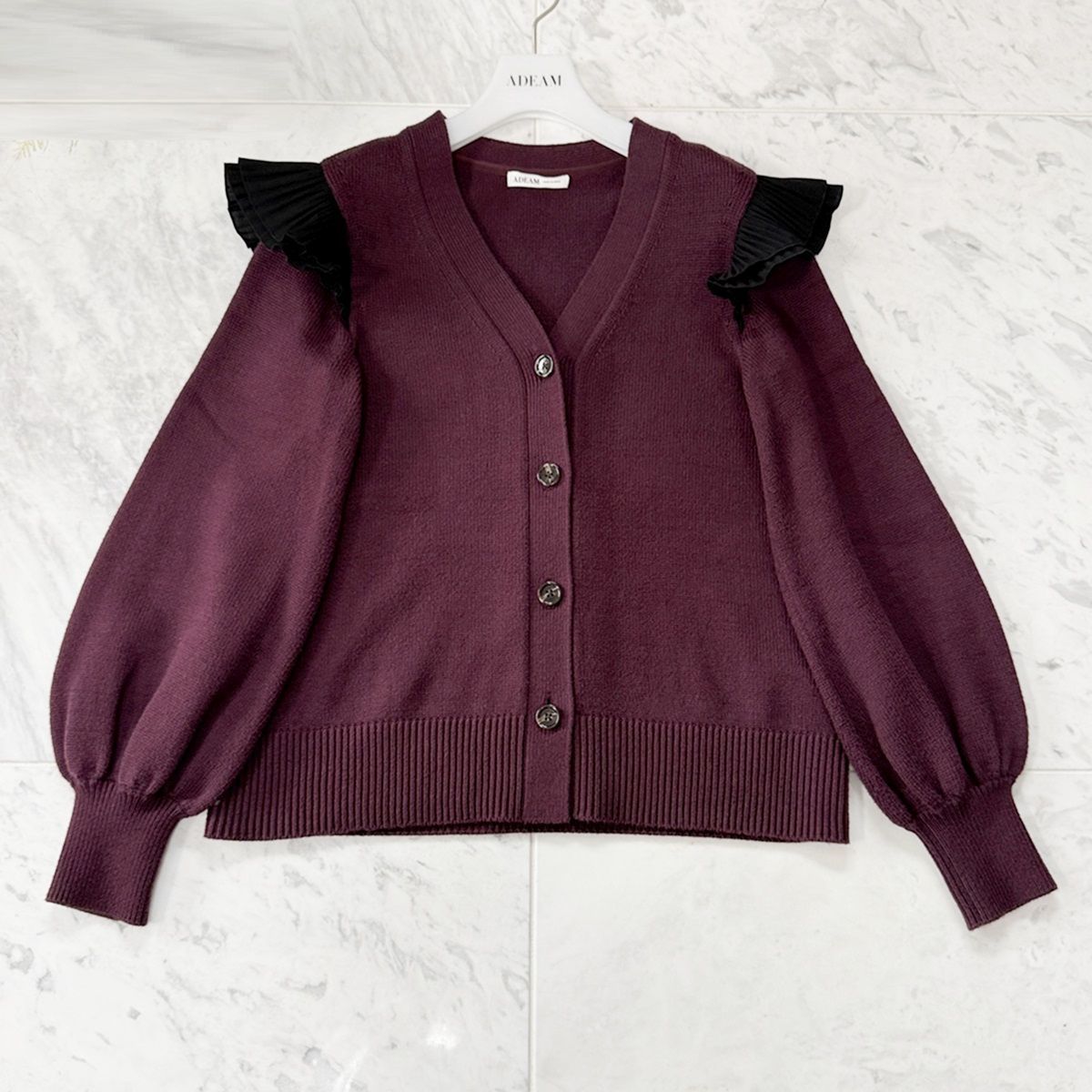 美品】Rene ルネ 美しい編込 ニット カーディガン ジャケット