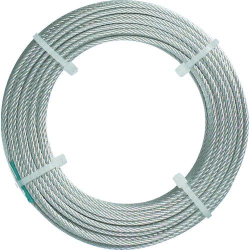 新品 TRUSCO(トラスコ) ステンレスワイヤロープ ナイロン被覆 Φ1.5(2.0)mm×30 CWC-15S30