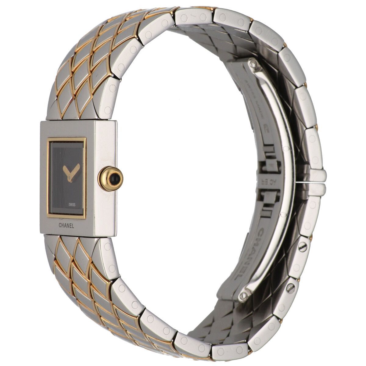 【中古】 CHANEL シャネル マトラッセ H0475 K18YG SS バングル 腕時計 キルティング レディース 23035491 AO 中古】 CHANEL シャネル マトラッセ H0475 K18YG SS バングル 腕時計