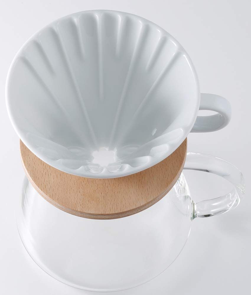 iwaki(イワキ) 耐熱ガラス コーヒーポット& ドリッパー セット SNOWTOP 