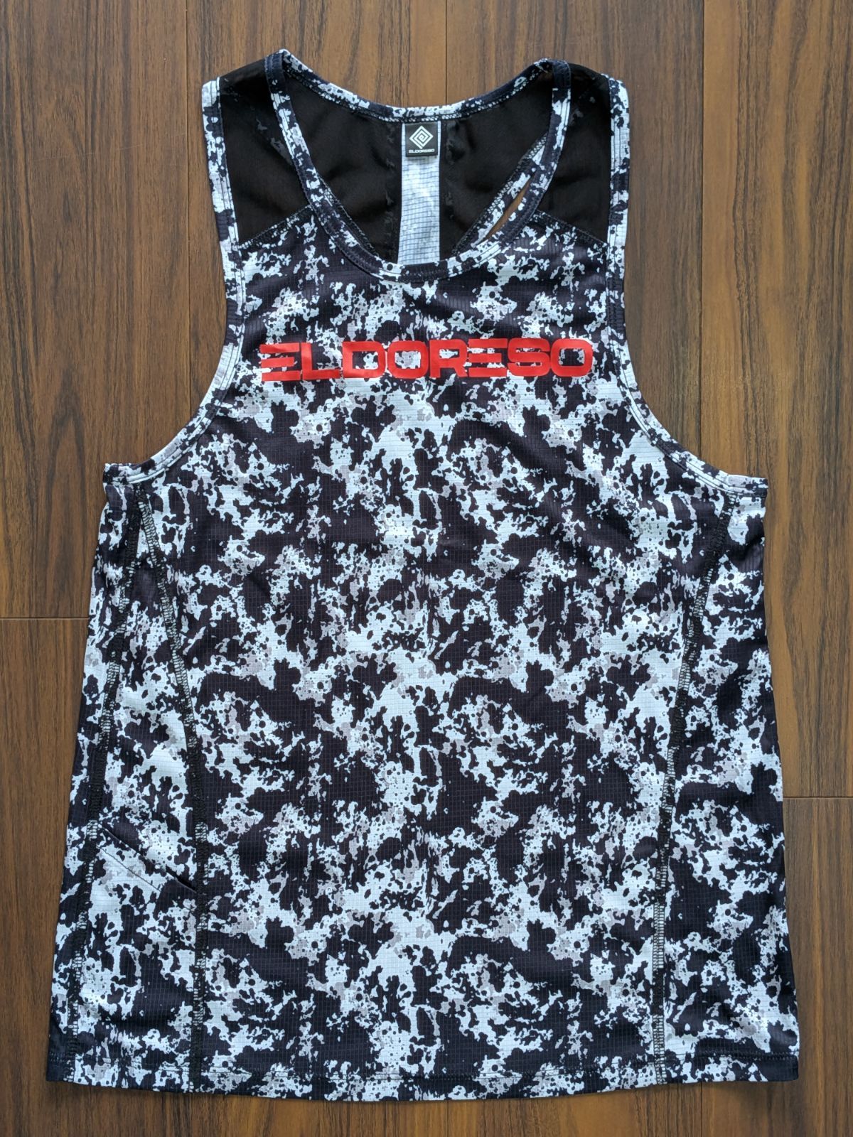美品 エルドレッソ ELDORESO ランニングシャツ シングレット タンク 
