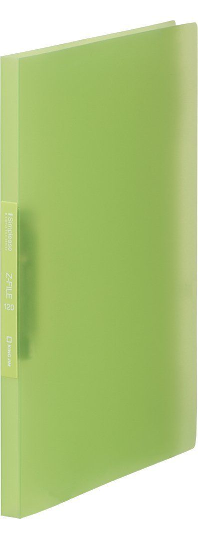 新品 キングジム とじ具ファイル シンプリーズ 578TSP A4 10冊入 黄緑 4,936円