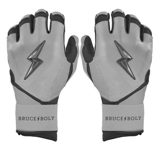 ブルースボルト　野球　ソフトボール　バッティンググローブ　ロングカフ　チャコール　Grey Series Long Cuff Batting Gloves - Charcoal