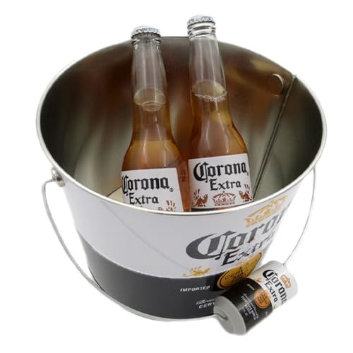 The Tin Box Company コロナビール 飲料バケツ ワイヤーハンドルと