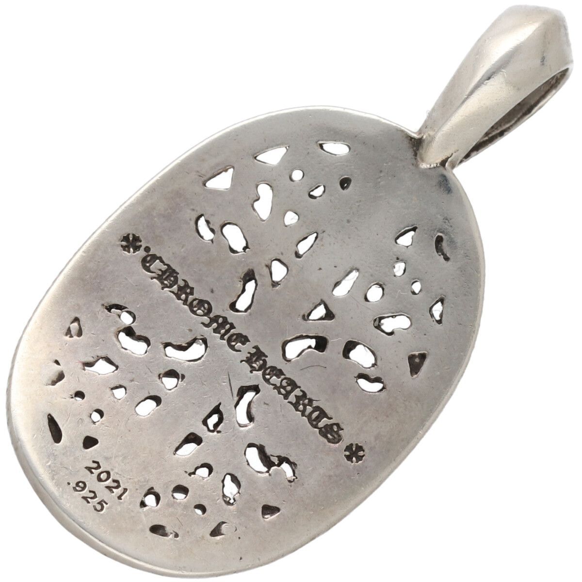 中古】 CHROME HEARTS クロムハーツ タイニークラシックオーバルクロス 