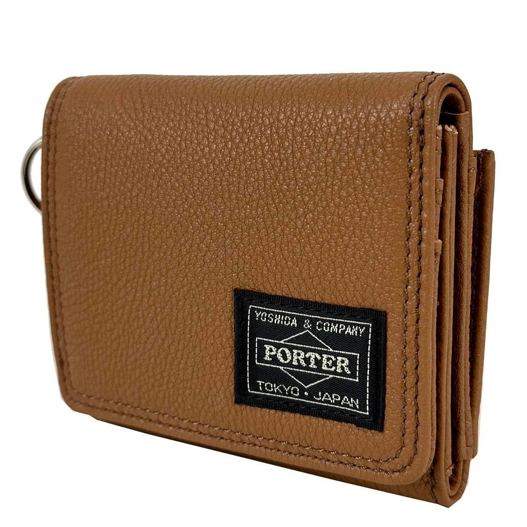 [ポーター] CALM WALLET 三つ折り財布 041-03124 キャメル/40 [キャメル(40)]