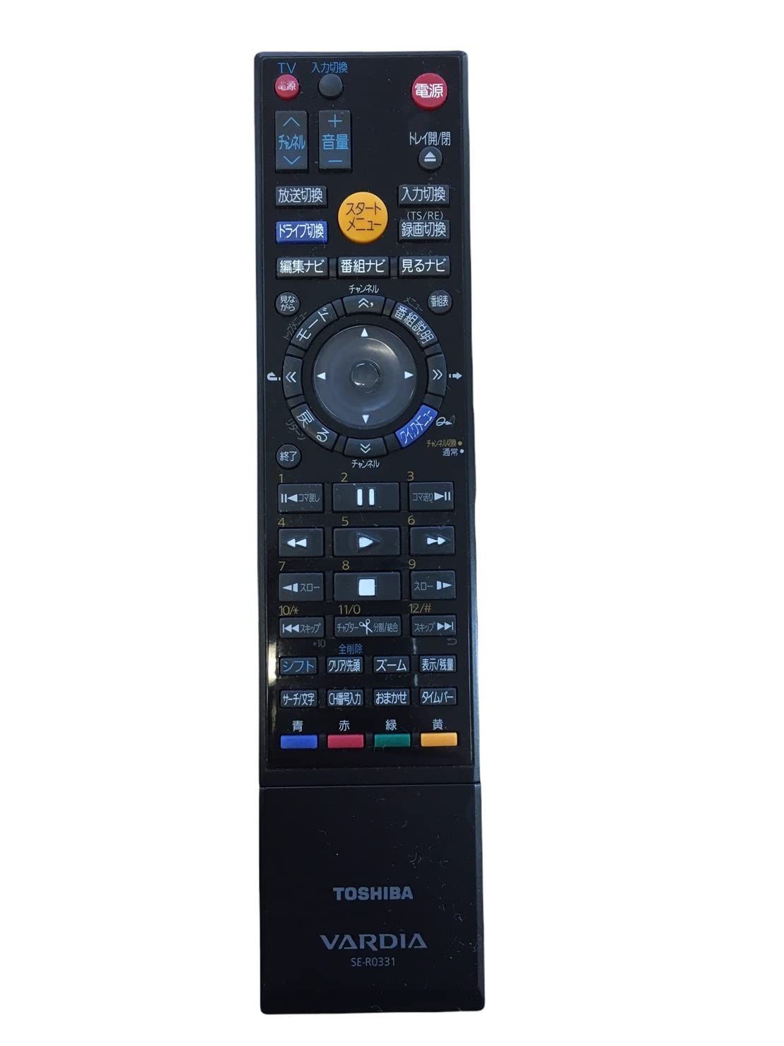 新着商品 東芝 HDD＆DVDレコーダー用リモコン SE-R0331(79104284)