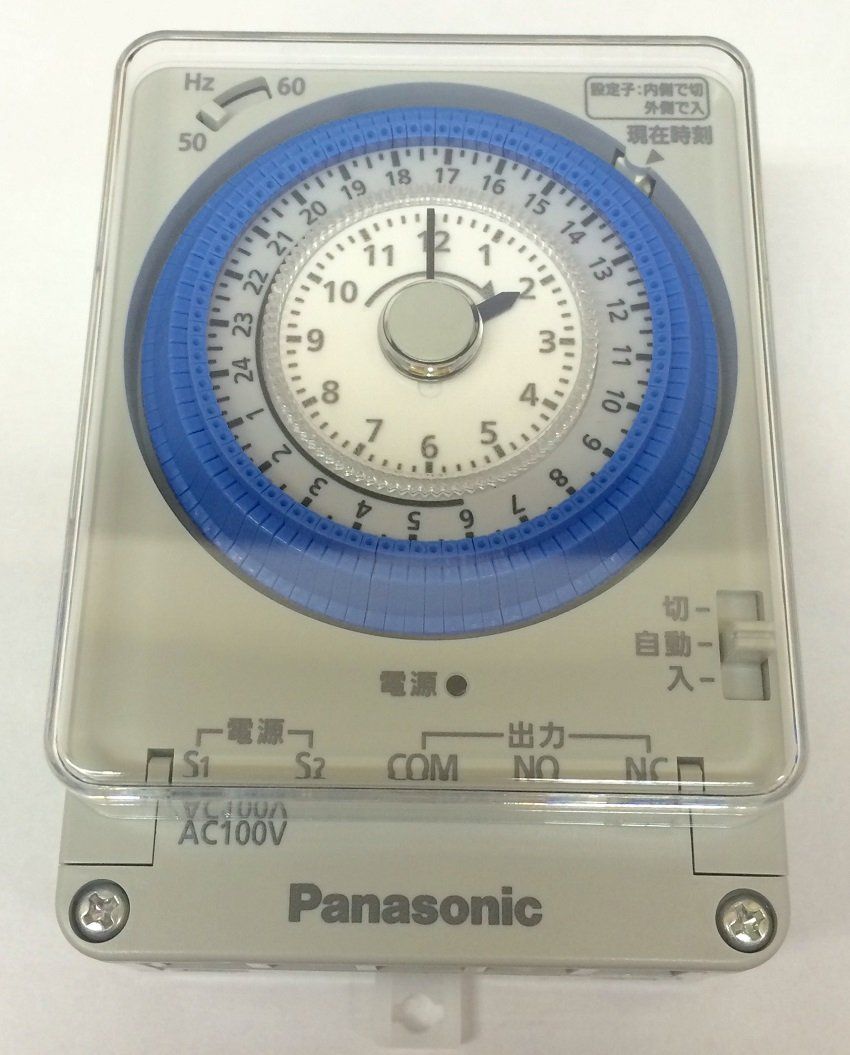 新着商品 パナソニック(Panasonic) 24時間式タイムスイッチ 交流モータ式 AC100V用 c接点 別回路 TB32109K