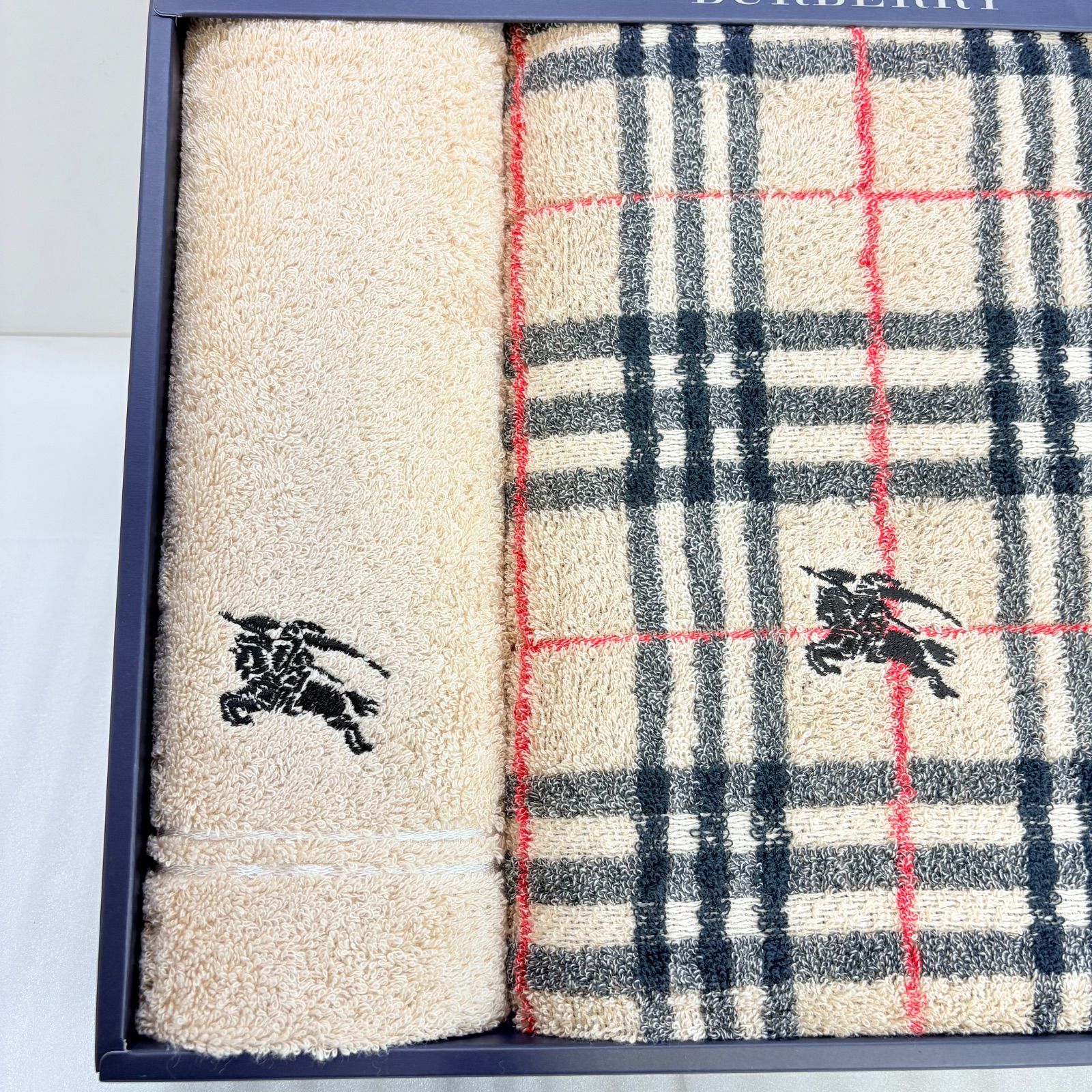 バーバリー バスタオル フェイスタオル BURBERRY 未使用 新品 - ノバ 