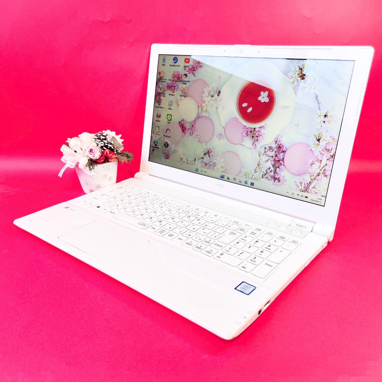 最終価格 ノートパソコン NEC corei7 白 ホワイト 【公式通販】