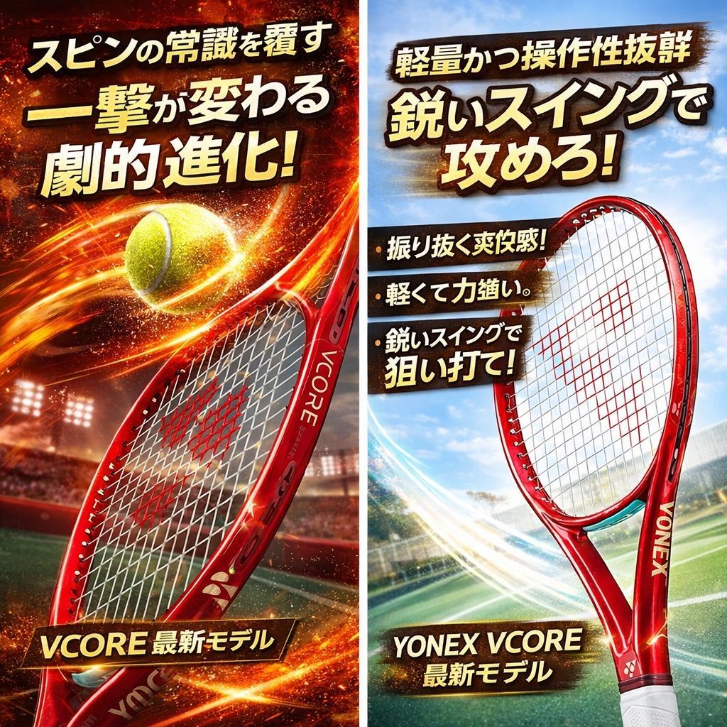 ヨネックス VCORE100L 2026 08VC100LYX-338 テニスラケット 硬式 100