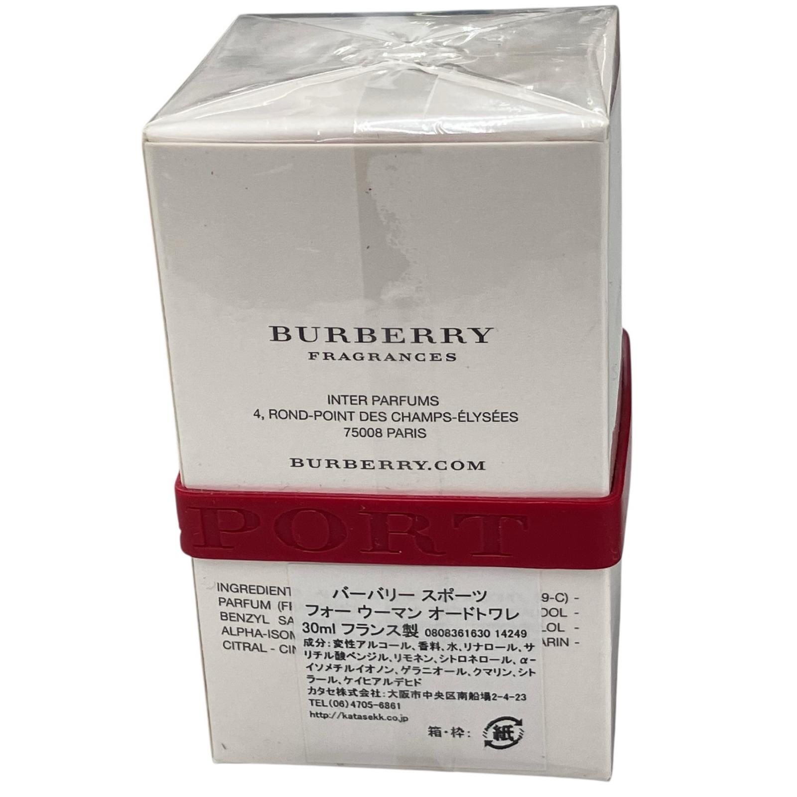 186005 新品未使用 BURBERRY バーバリー EDT 30ml SPORTS スポーツ　FOR WOMEN フォー　ウーマン [260331HM200164] 186005 新品未使用 BURBERRY バーバリー EDT 30ml SPORTS スポーツ FOR