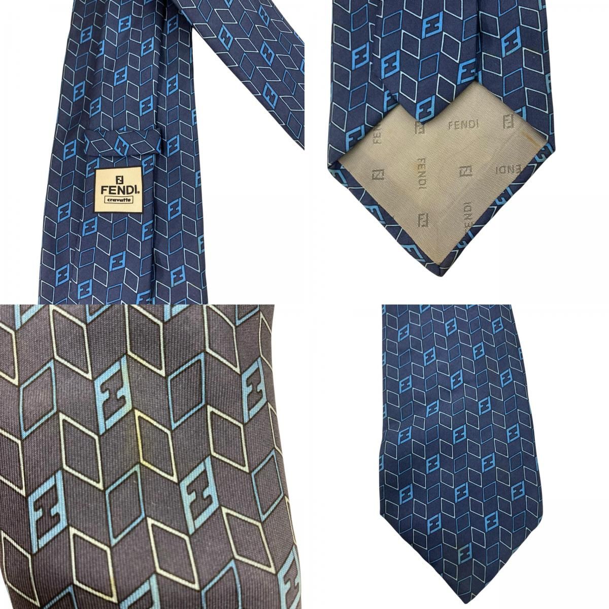 199990 FENDI フェンディ ネクタイ 4点まとめ売り [0000000007947] 199990 FENDI フェンディ ネクタイ 4点まとめ売り - メルカリ