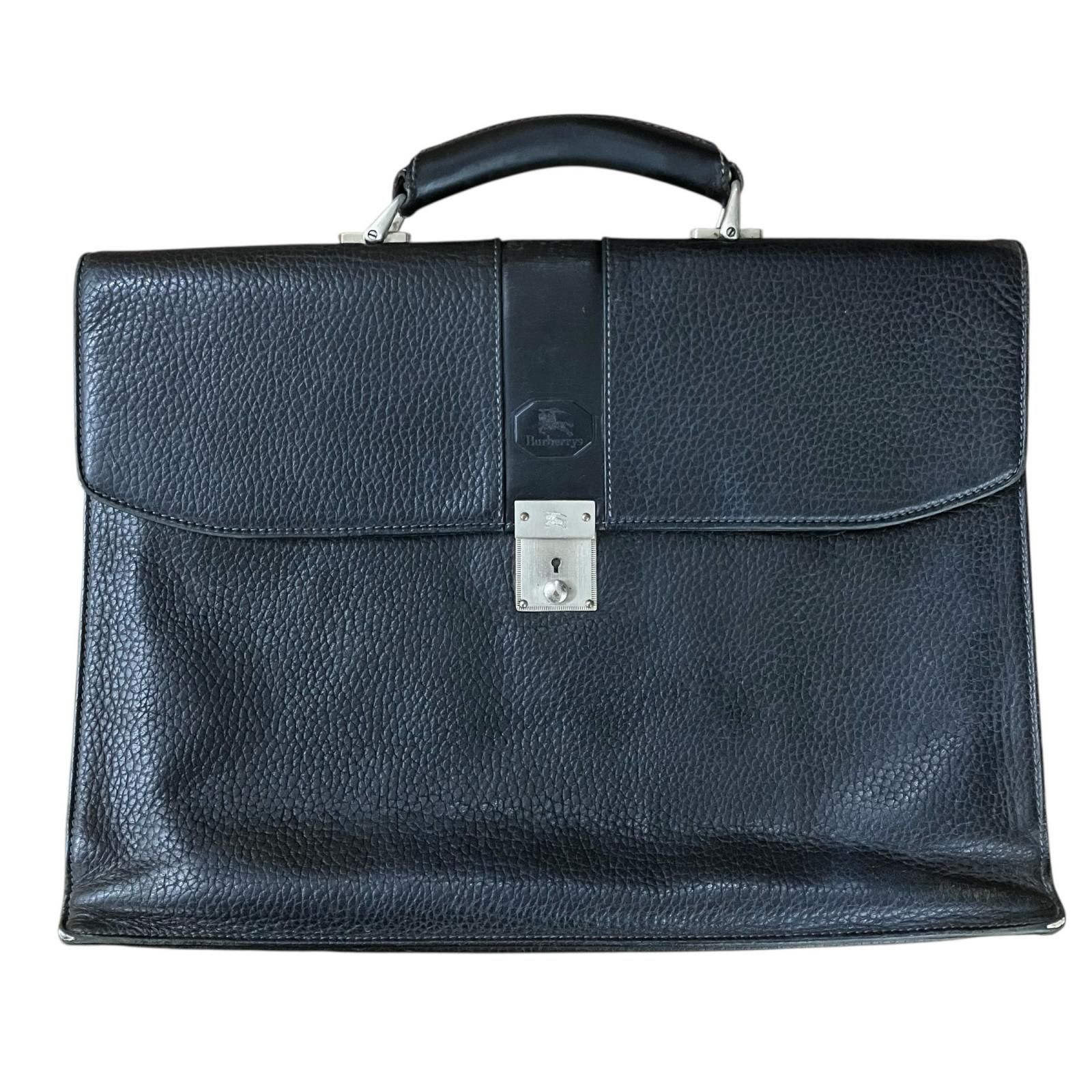 180053 現状品 BURBERRY バーバリー ビジネスバッグ ブラック ブリーフ 180053 現状品 BURBERRY バーバリー ビジネスバッグ ブラック ブリーフ