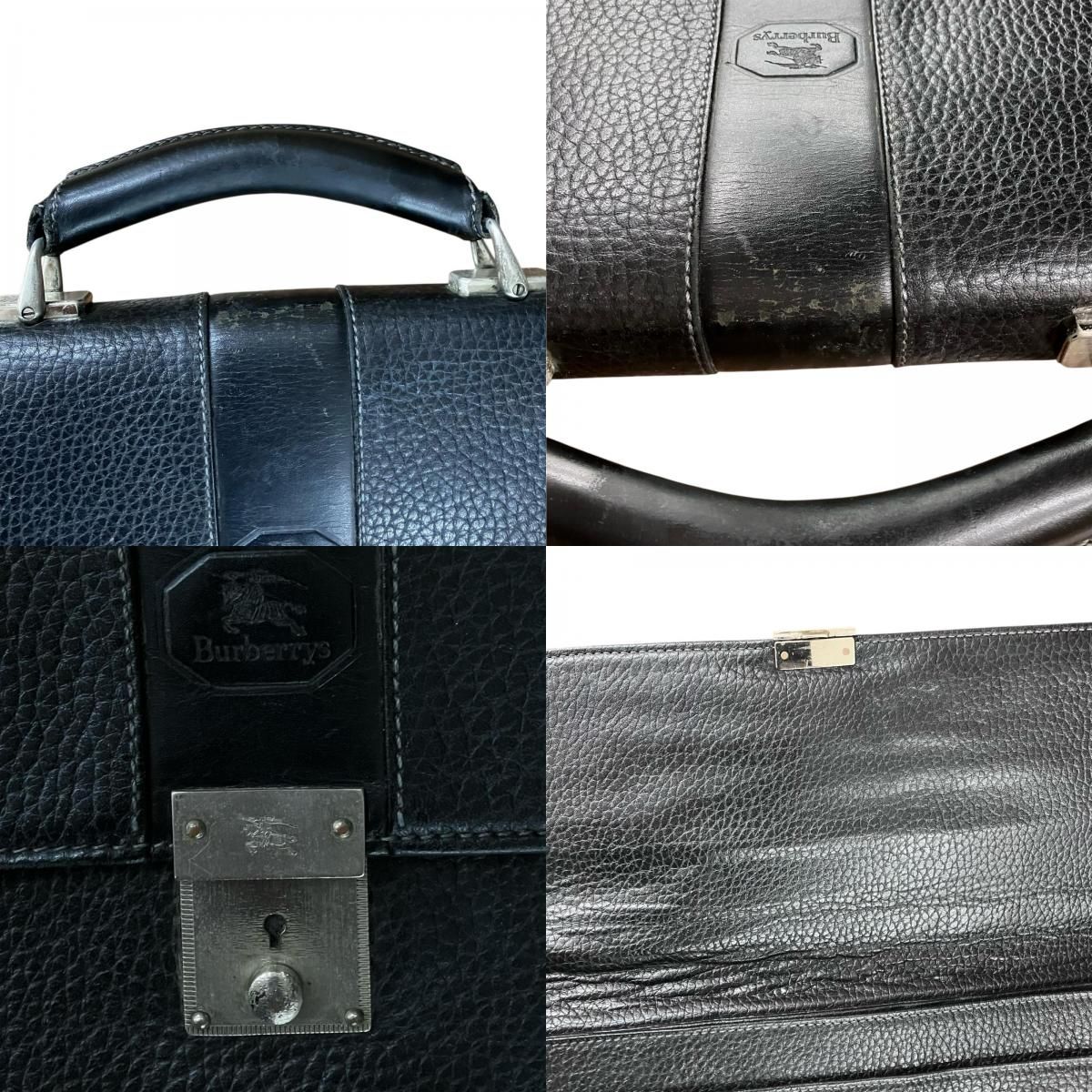 180053 現状品 BURBERRY バーバリー ビジネスバッグ ブラック ブリーフ 180053 現状品 BURBERRY バーバリー ビジネスバッグ ブラック ブリーフ