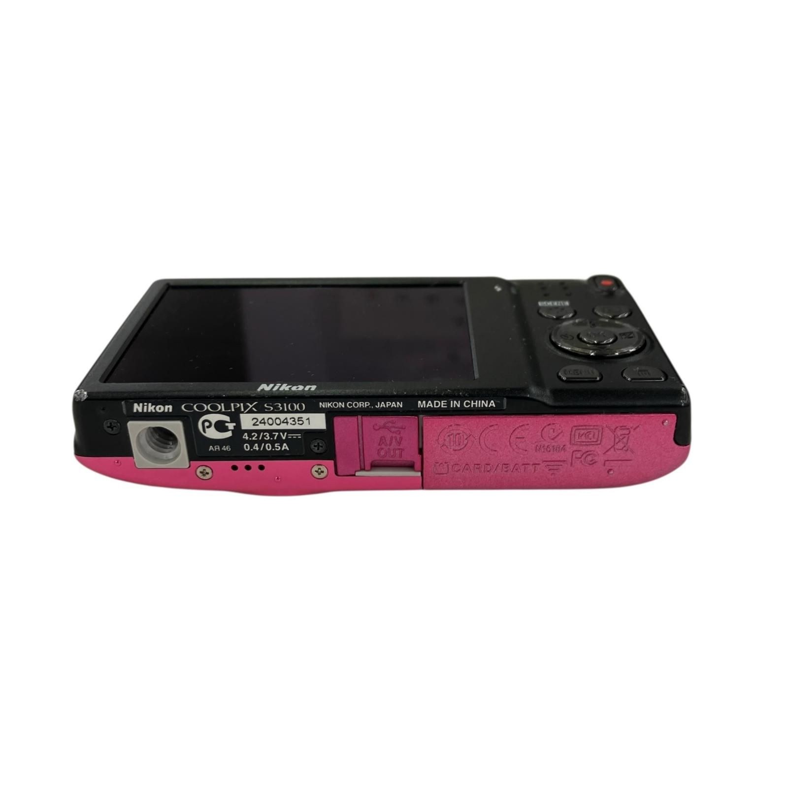 186000 動作確認済み Nikon ニコン COOLPIX S3100 デジタルカメラ