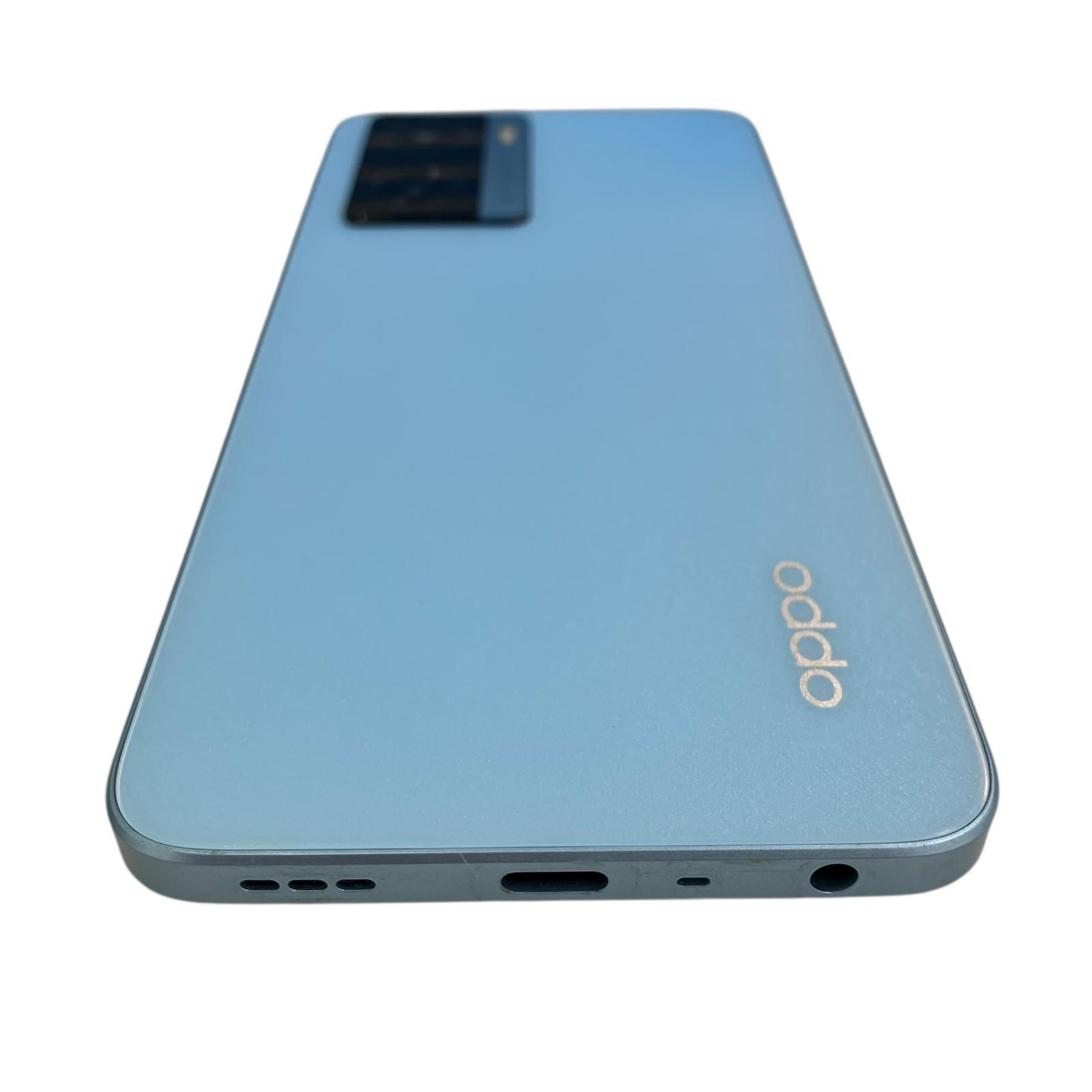 美品】OPPO A77 128GB ブルー SIMフリー CPH2385 - メルカリ