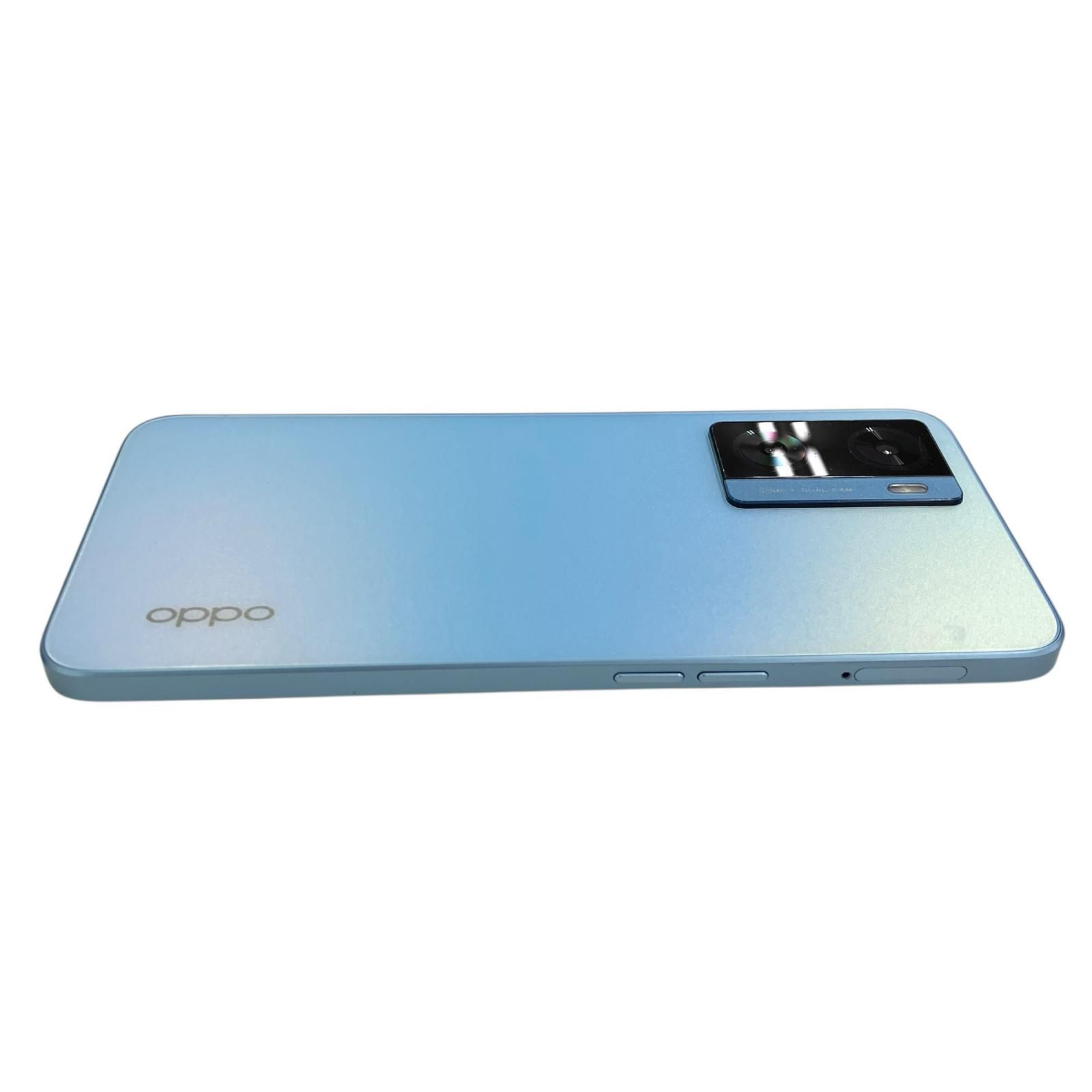 美品】OPPO A77 128GB ブルー SIMフリー CPH2385 - メルカリ