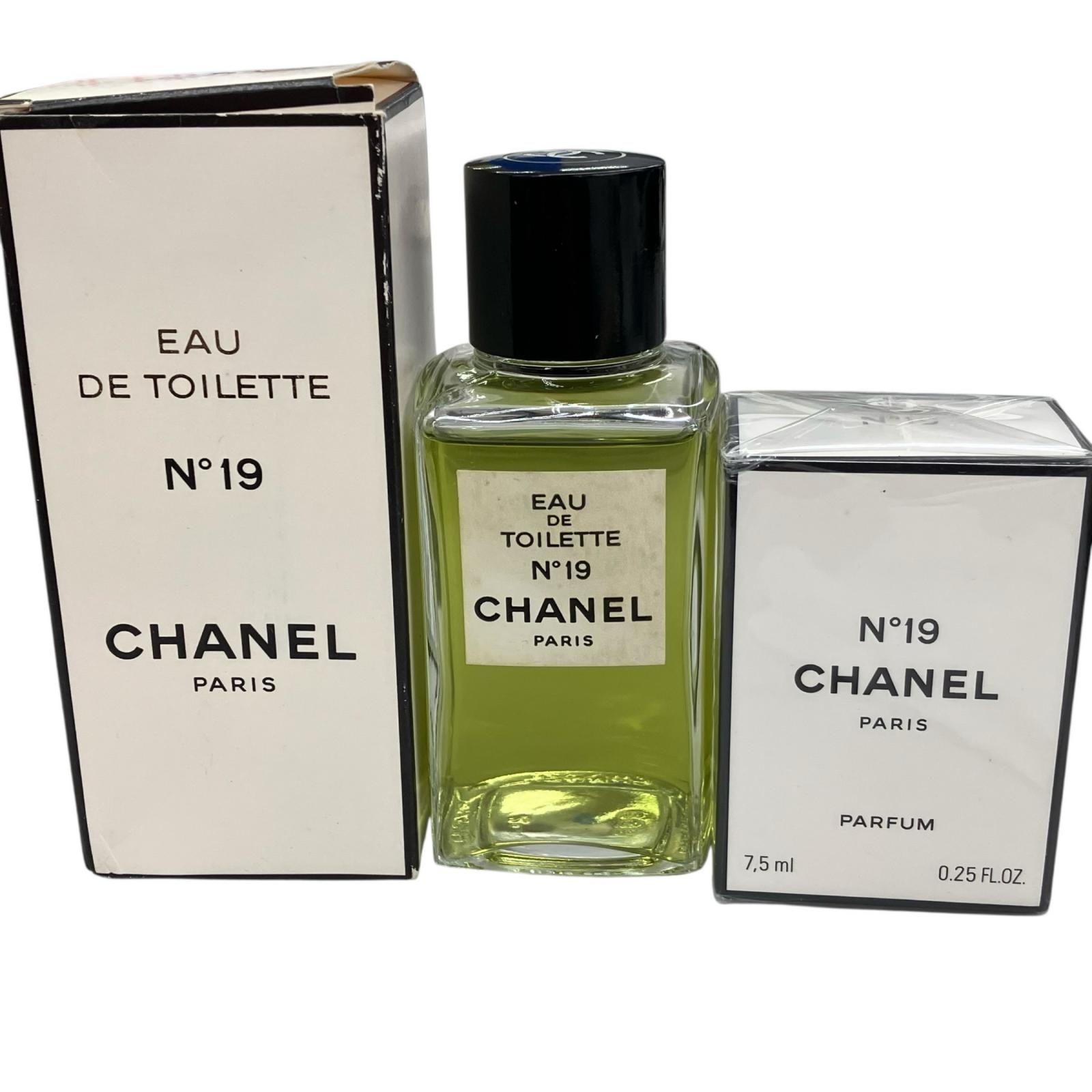 186005 CHANEL シャネル EDT No.19 100ml パルファン 7.5ml レディース 