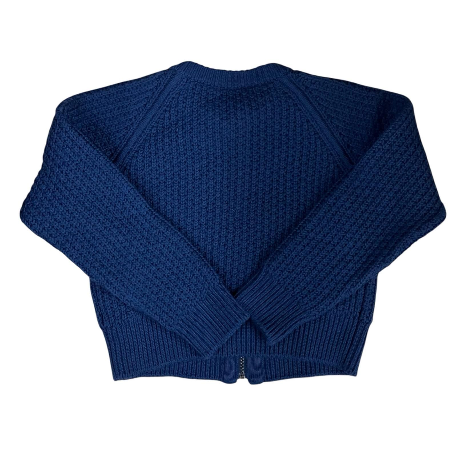 180053 現状品 BURBERRY バーバリー ジップアップニット ブルーネイビー リバーシブル レディース [0000000007987] 180053 現状品 BURBERRY バーバリー ジップアップニット ブルー
