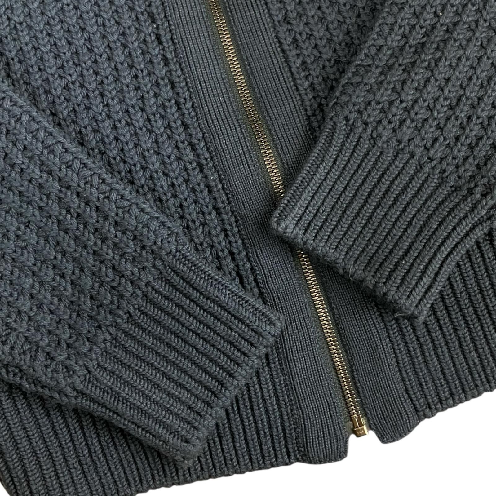 180053 現状品 BURBERRY バーバリー ジップアップニット ブルーネイビー リバーシブル レディース [0000000007987] 180053 現状品 BURBERRY バーバリー ジップアップニット ブルー