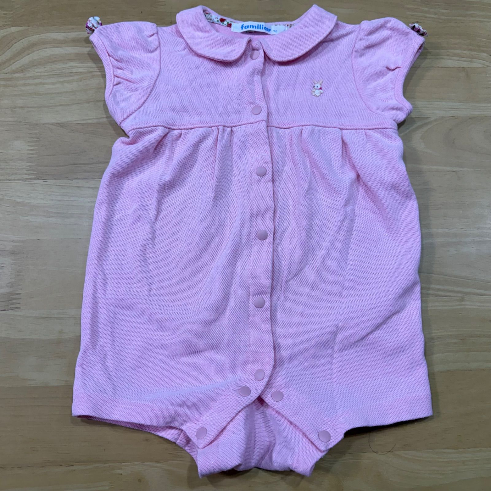 ファミリアロンパース◎美品◎サイズ70 - メルカリ