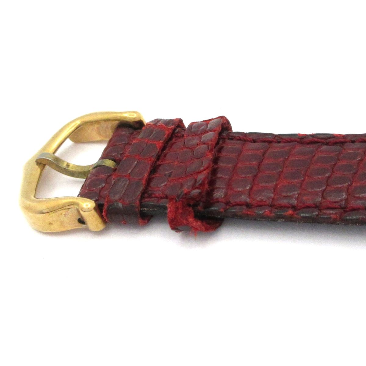 Cartier(カルティエ) 腕時計 マストタンク レディース 925/リザードベルト ボルドー Cartier(カルティエ) 腕時計 マストタンク レディース 925/リザード