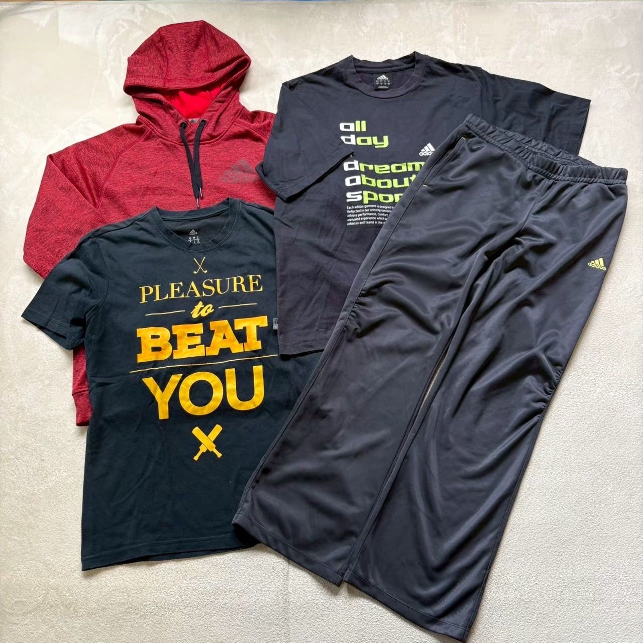 まとめ売り】4点セット adidas アディダス スポーツウェア ジム 