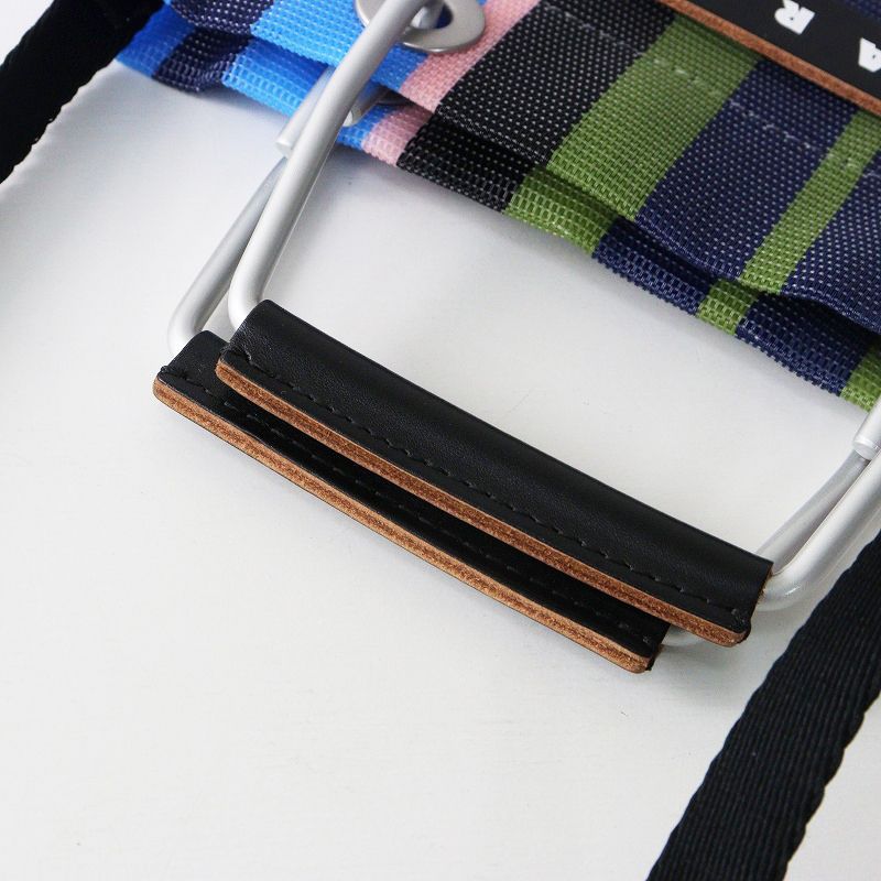 美品 マルニ MARNI MARKET STRIPE MINI SHOULDER BAG マーケット