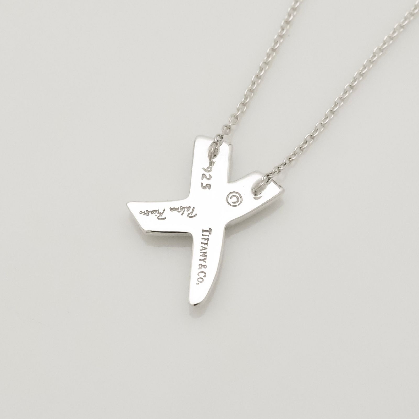 美品】ティファニー TIFFANY&Co. キス クロス パロマピカソ ネックレス