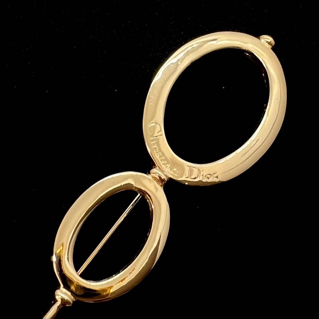 美品✨Christian Dior クリスチャン ディオール ブローチ ゴールド