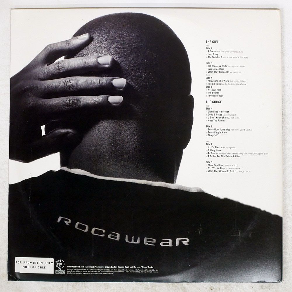 US盤 JAY-Z/BLUEPRINT 2 THE GIFT/ROC-A-FELLA 4400633811 LP - メルカリ