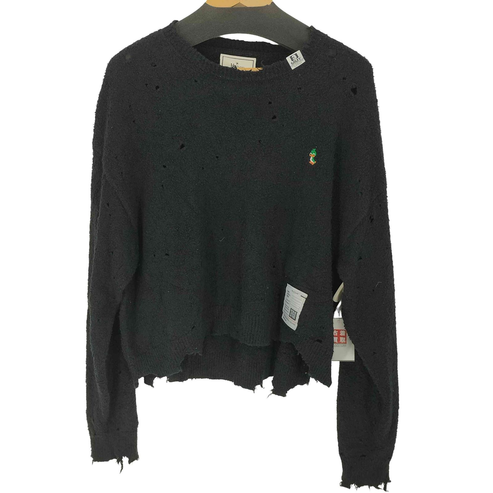 メゾンミハラヤスヒロ Maison MIHARA YASUHIRO 24AW DISTRESSED KNIT 