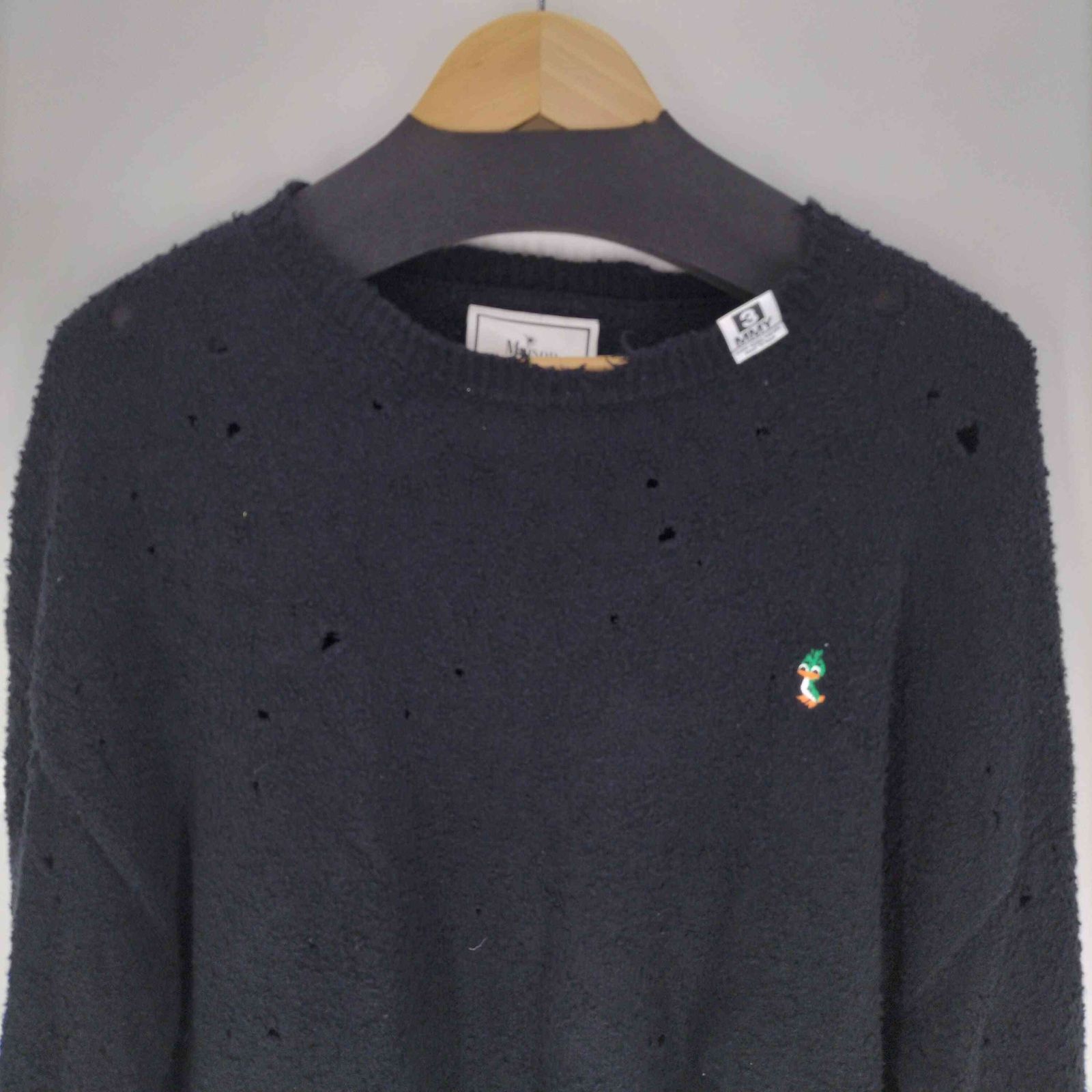 メゾンミハラヤスヒロ Maison MIHARA YASUHIRO 24AW DISTRESSED KNIT 